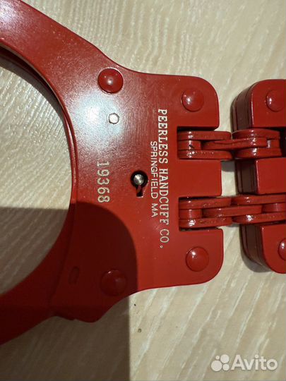 Наручники США Peerless жесткая сцепка (конвойные)