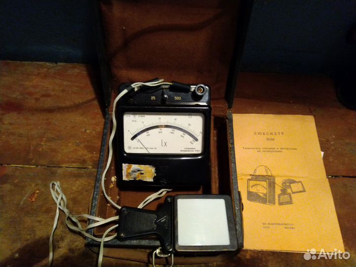 Люксметр ю16 с фотоэлементом ф102