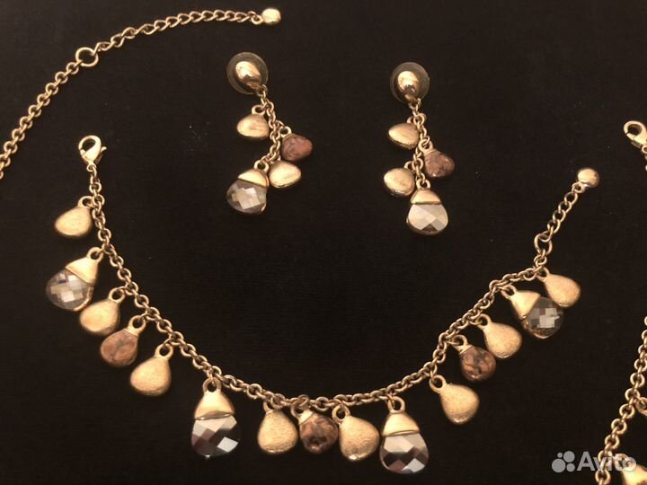 Комплект бижутерии Selena колье, браслет серьги