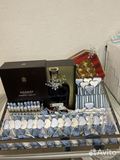 Корзина на свадьбу фруктовая