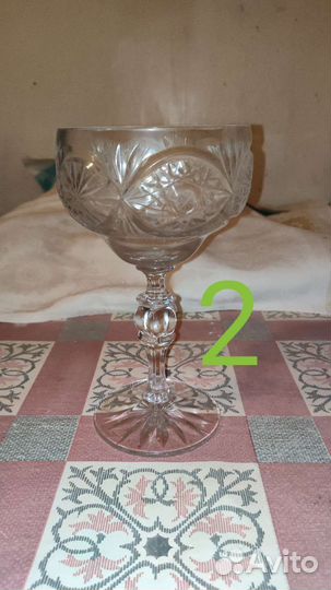 Креманки хрустальные