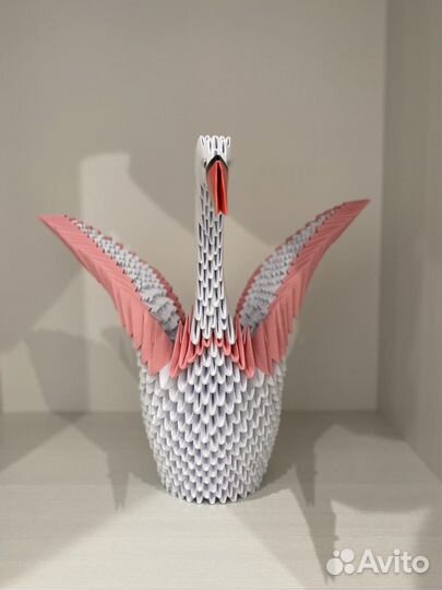 Лебедь Свадьба Подарок Сувенир Оригами