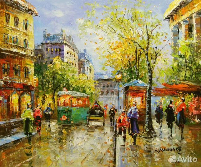 Картина маслом на холсте ручная работа 50*60