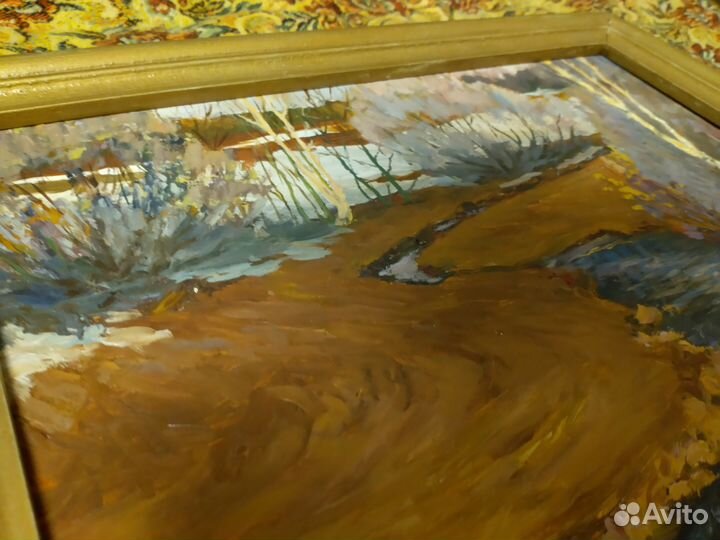 Картина маслом на холсте пейзаж