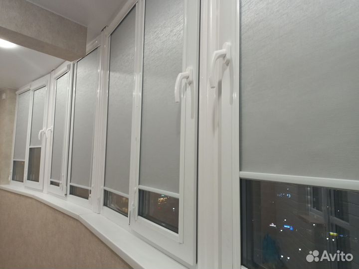 Рулонные шторы с установкой