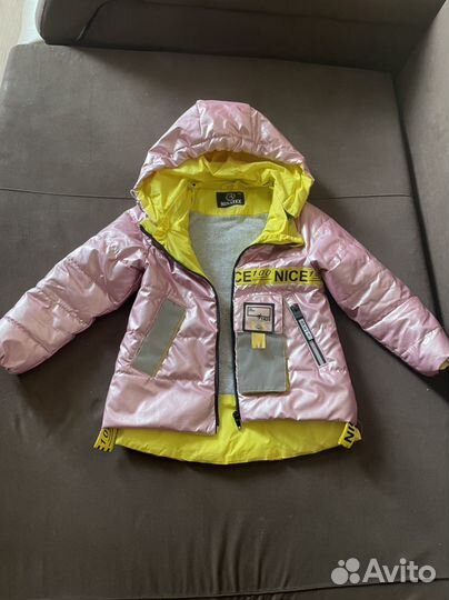 Куртка для девочки 3-5 лет