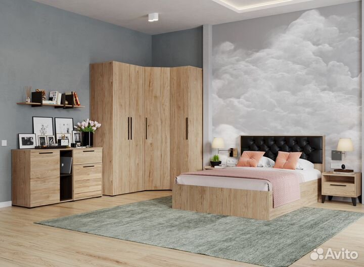 Тумба прикроватная на ножках современная