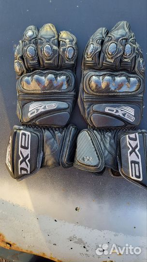 Мотоперчатки кожаные