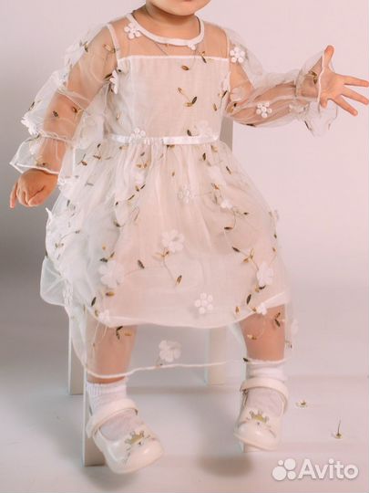 Платье для девочки 90