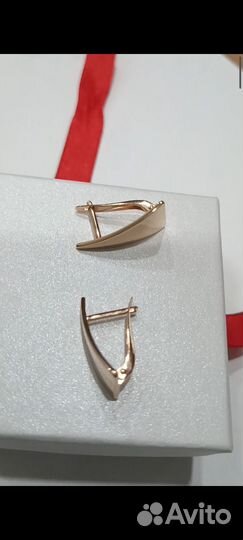 Золотые серьги 585 проба