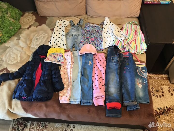 Вещи пакетом для девочки 3-4 года