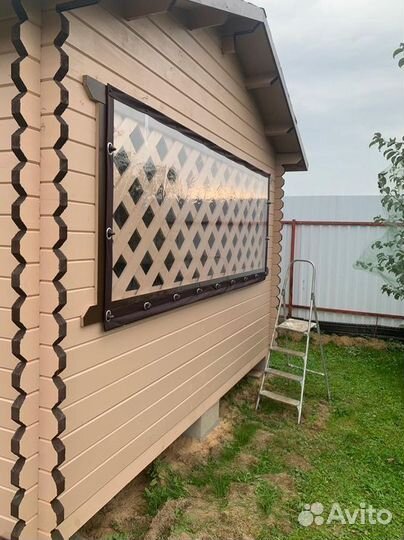 Мягкие пвх окна на беседку