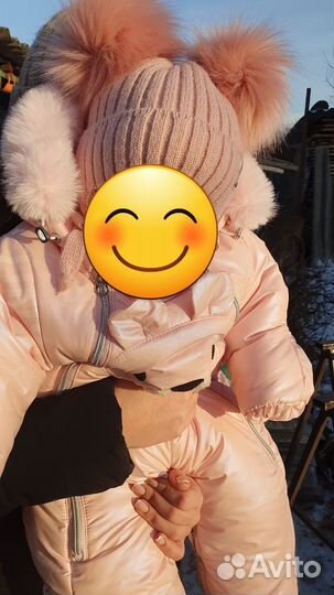 Зимний комбинезон для девочки