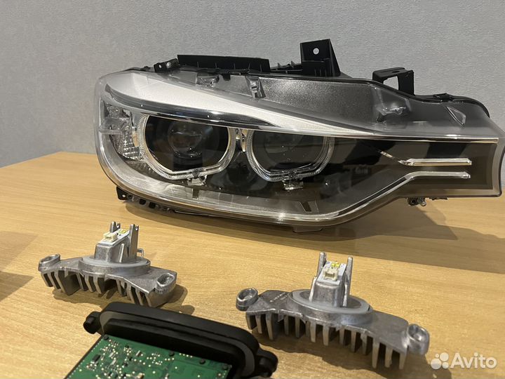 Фара правая BMW F30 дорестайлинг всборе с блоками