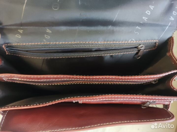 Барсетка новая Strada из натуральной кожи