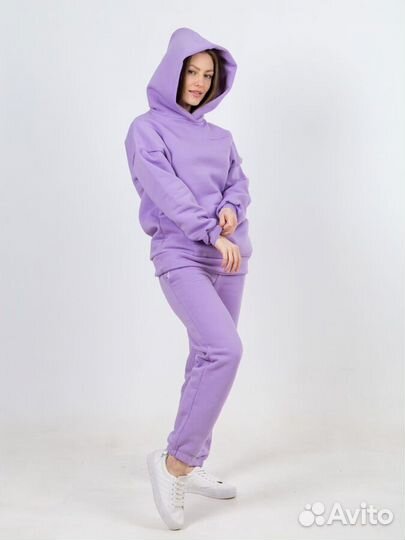 Женский спортивный костюм на флисе оазмеры 42-48