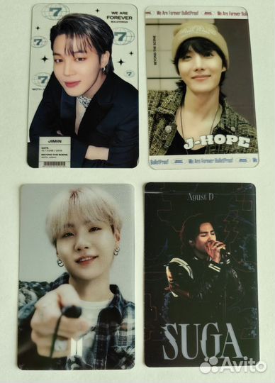 Пластиковые карты ateez, stray kids и bts
