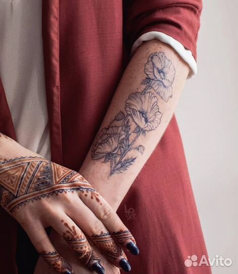 Временное тату
