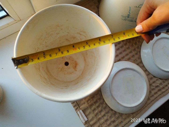 Керамические горшки для цветов бу