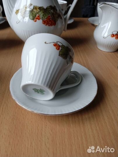 Кофейный фарфоровый сервиз пр-ва гдр