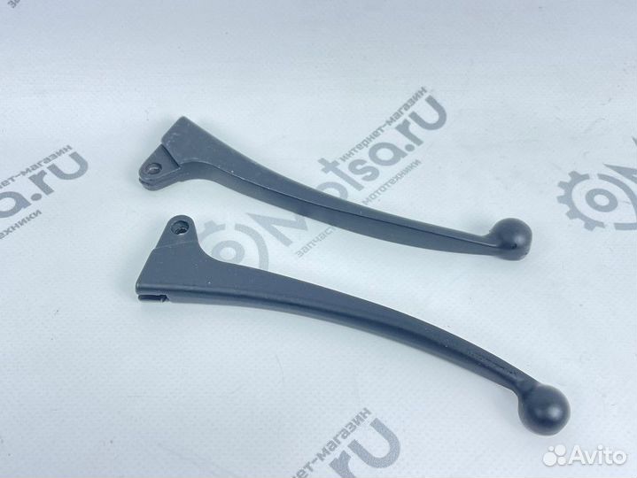 Рычаги тормоза/сцепления Alpha (черные)