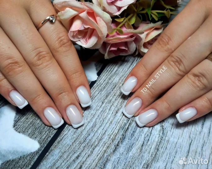 Наращивание ногтей, шеллак