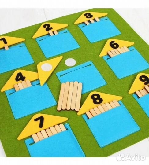 Развивающая игра на изучение цифр и счета