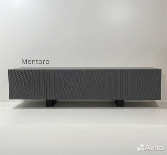 Тумба тв Bravo в цвете графит (1800х400х300 мм)