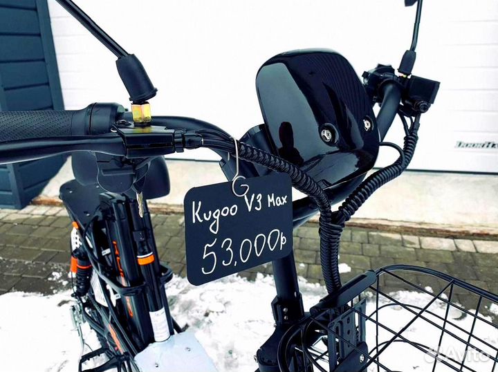 Электровелосипед Kugoo v3 max