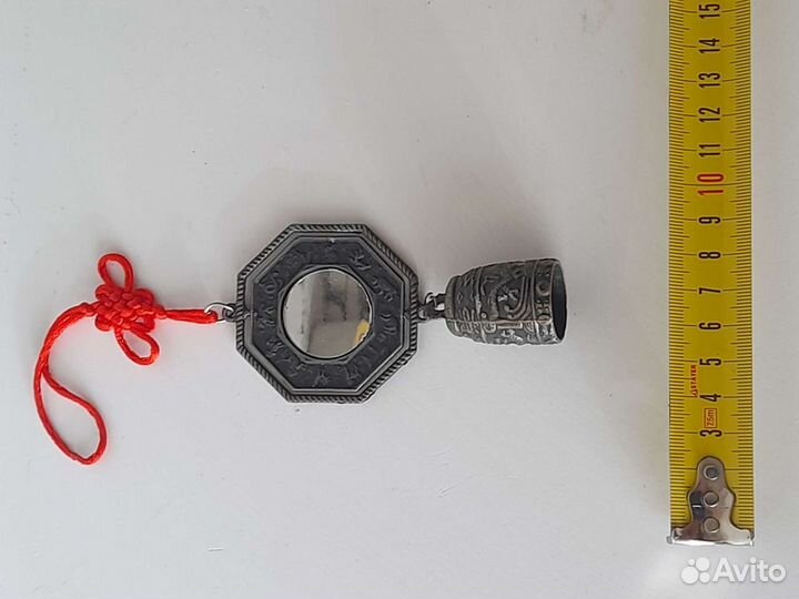 Колокольчик с зеркалом фен шуй