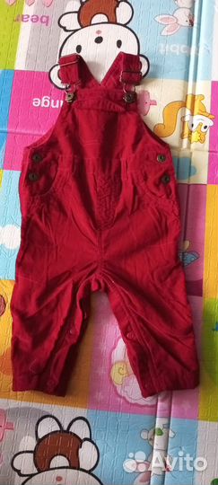 Вельветовый комбинезон