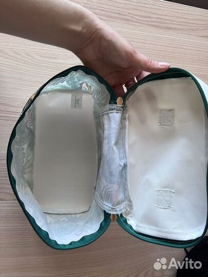 Сумка, косметичка, бутылочка, стакан