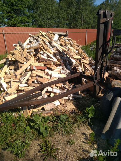 Дрова березовые колотые уложенные с доставкой