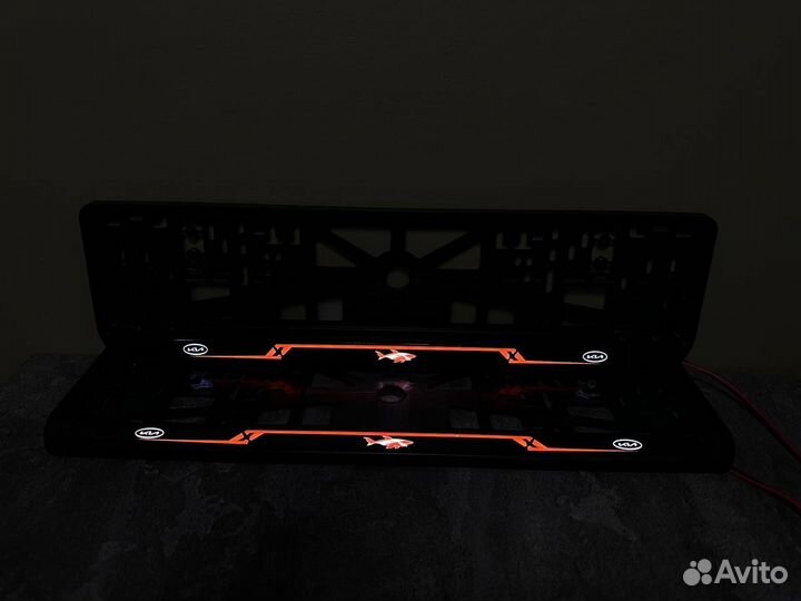 Номерная led рамка с вашим дизайном