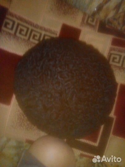 Берет каракулевый. Черный