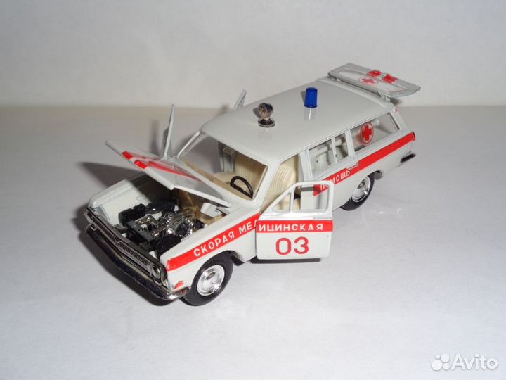 Газ-2402 Волга скорая помощь модель 1:43