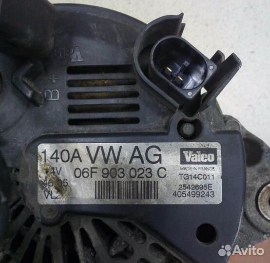 Генератор VW Jetta 5 № 06F903023C