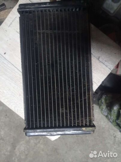 Радиатор медный дополнительной печки на газель