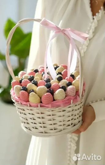 Букет из клубники в шоколаде