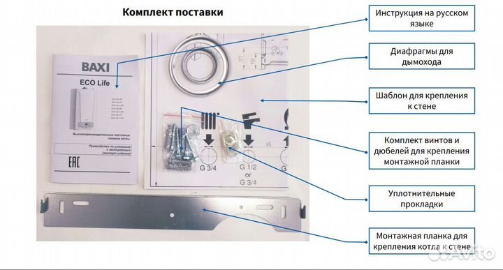 Котел газовый Baxi ECO life