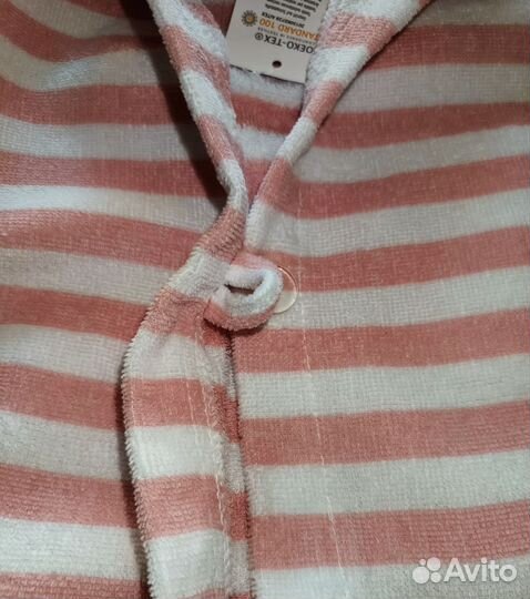 Банный халат для девочки р. 110-116