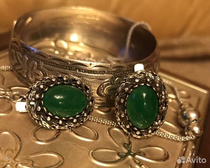 Серебряные серьги