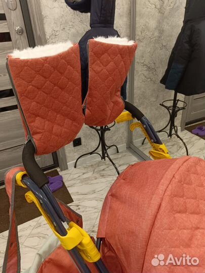 Сани коляска детские бу