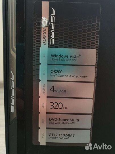 Acer Aspire AX3810