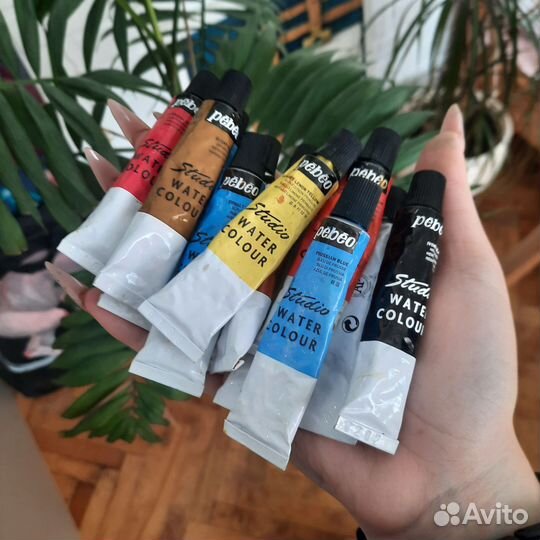 Акварельные краски в тубах pebeo