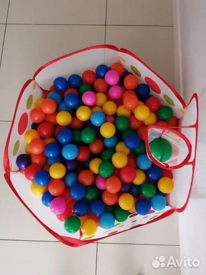 Сухой бассейн манеж + 50 шариков
