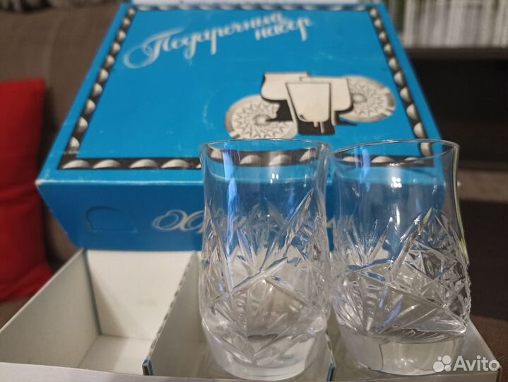 Стопки хрустальные СССР