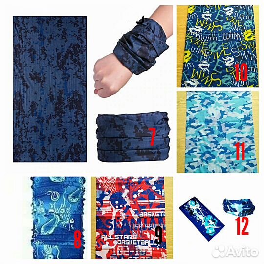 Бандана бафф большой выбор