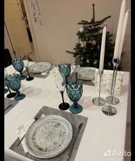 Бокалы/Набор бокалов/Цветные бокалы/Бокалы 6 шт