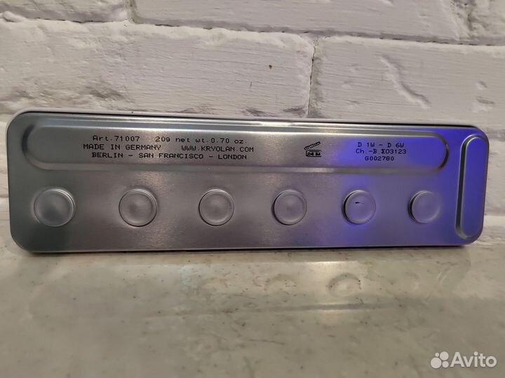 Палитра теней для макияжа и коррекции лица kryolan